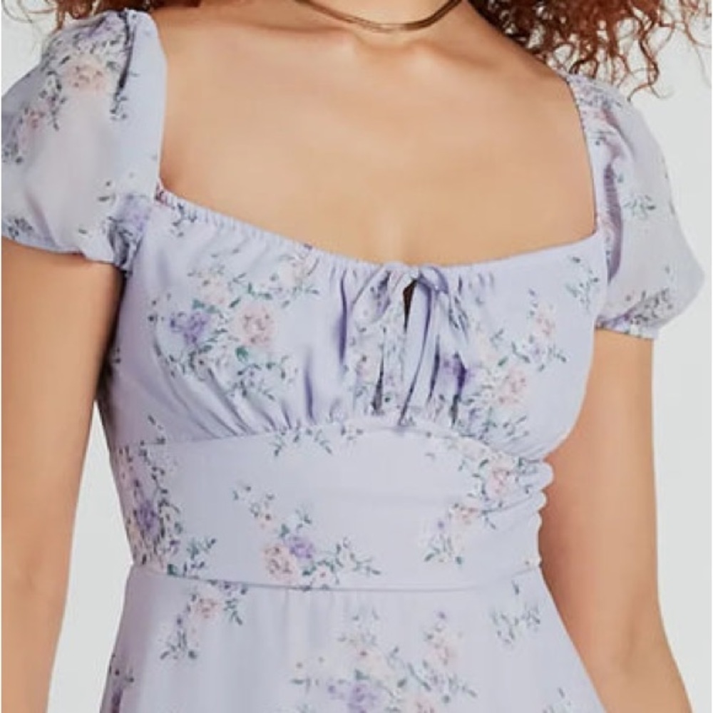 Windsor Lavender Floral Mini Dress